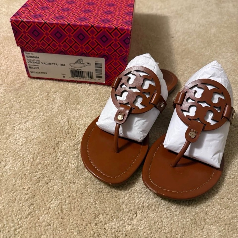 Tory Burch Miller Sandals Size 8